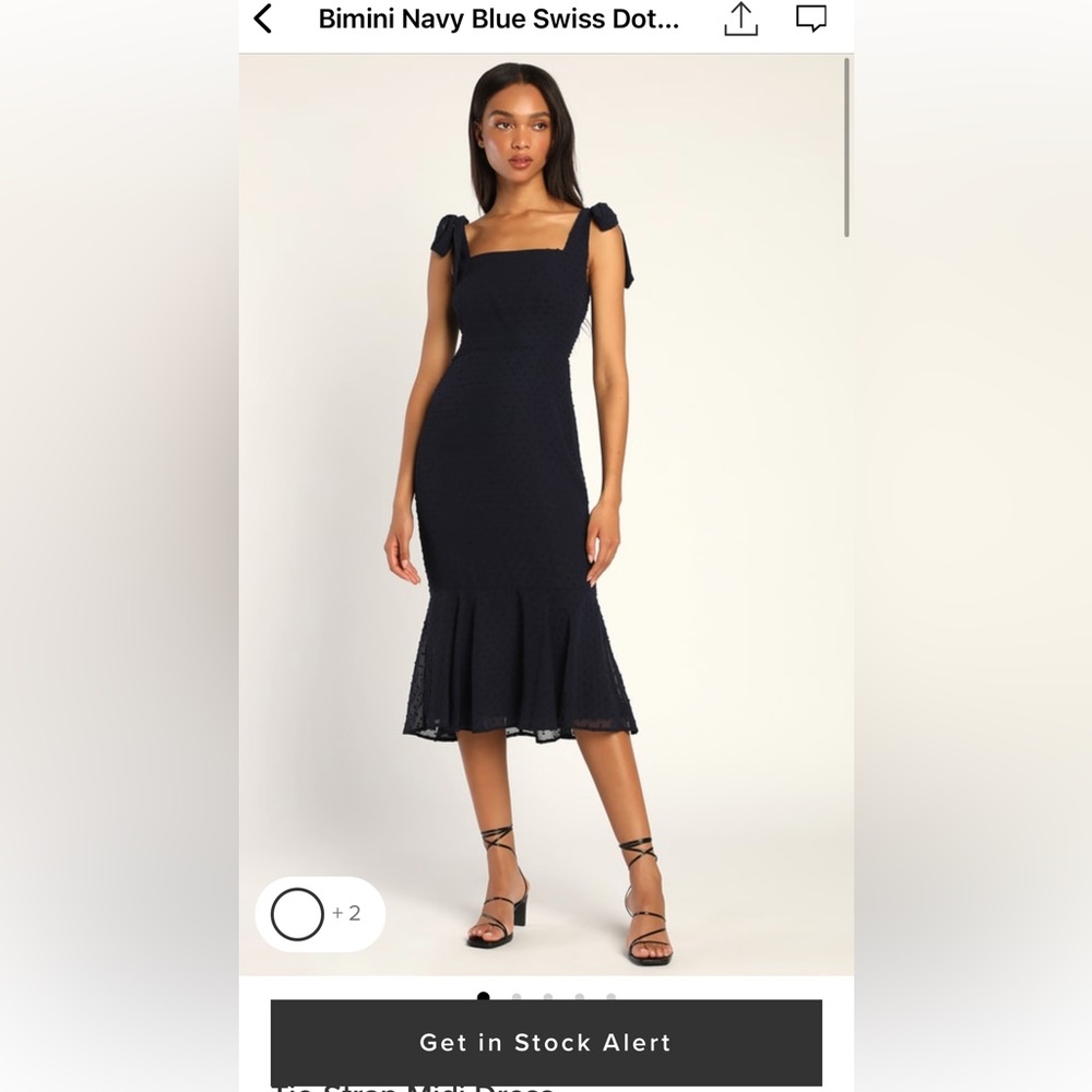Pretty Lulus dress, NAVY